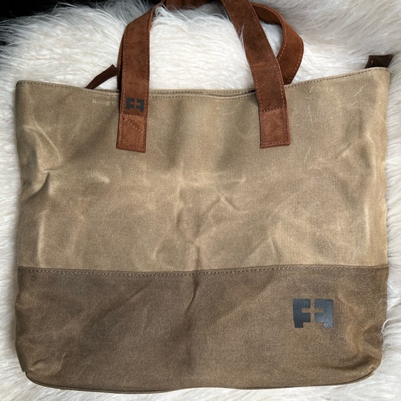 FAT FELT | SMALL TOTE | Waxed Cotton Canva - Picture 3 of 7